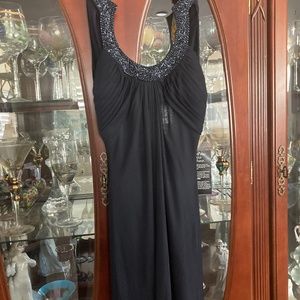 Nany blue with silver cocktail party dress...short